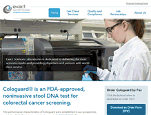 Tablet Screenshot of exactlabs.com